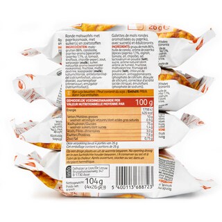 Delhaize | Maiswafels | Paprika 