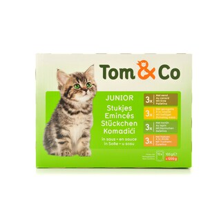 TOM & CO | Aliment chat | Junior | Multi Pack 