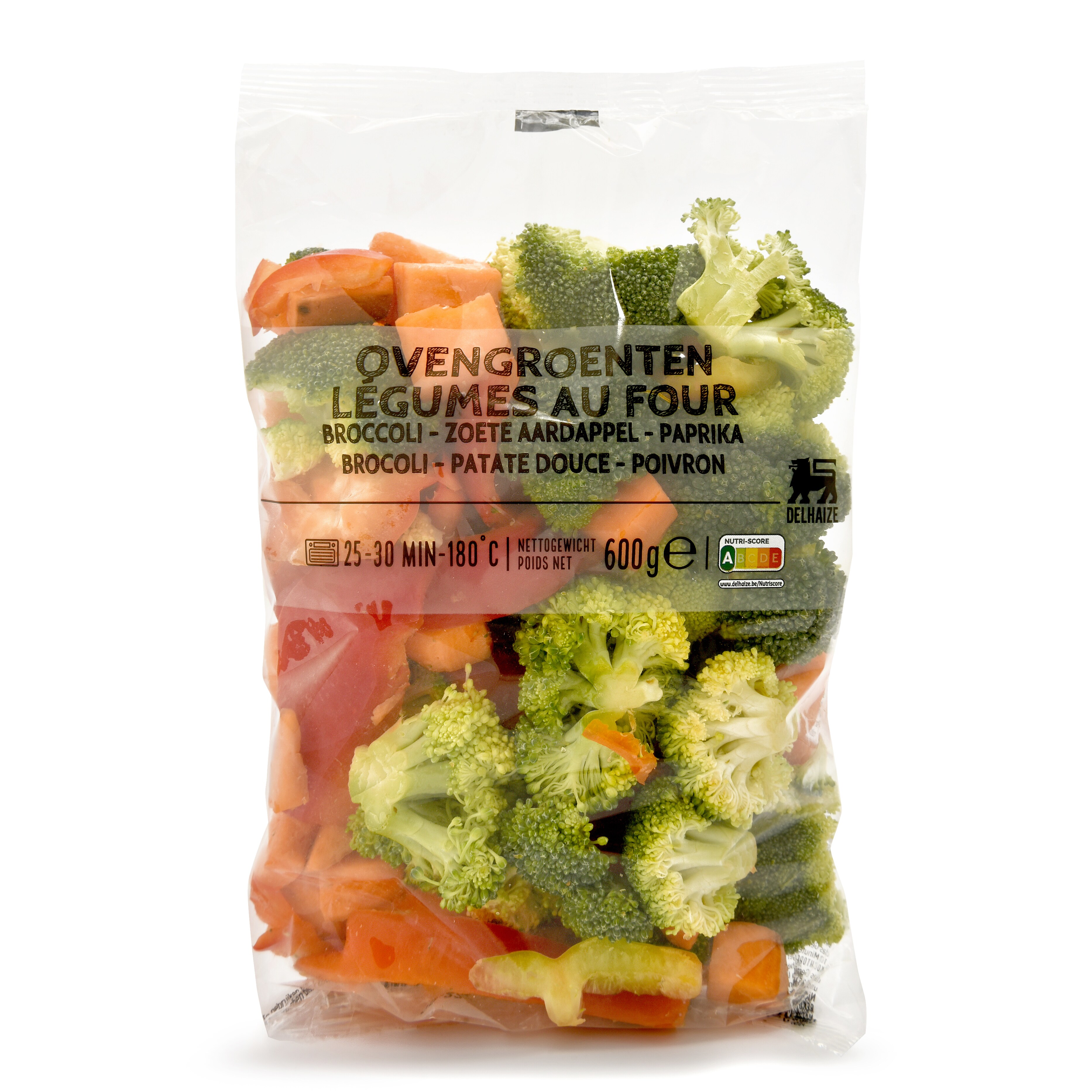 Légumes pré­dé­cou­pés pour le four