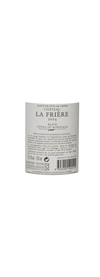 France - Frankrijk | Bordeaux - Blaye Cd Bordeaux | Château la Friere 2014 