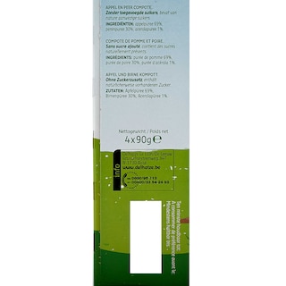 Delhaize | Compote | Kids | Appel | Peer 