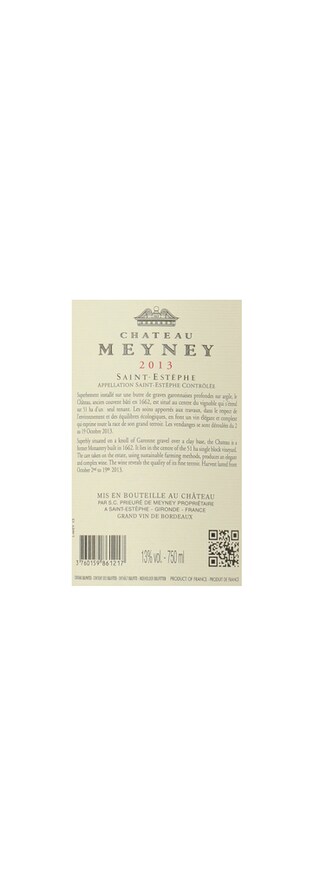 FR BORDEAUX ST-ESTEPHE GCC | Château Meyney 2013 