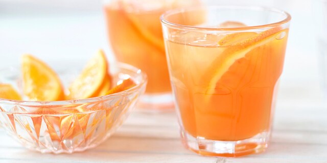 Ice tea met citrusvruchten