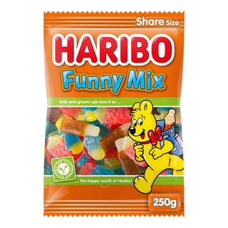 Haribo | Snoepjes | Funny-mix 250 gr