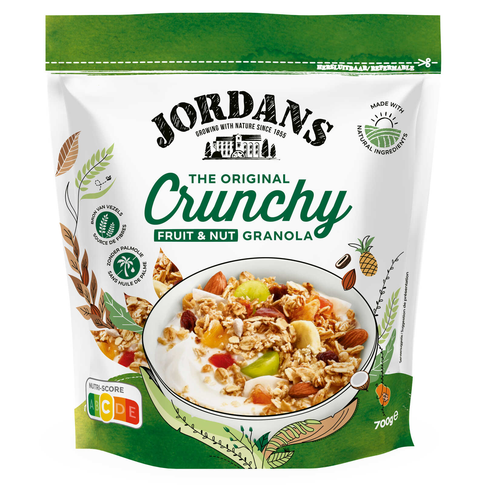 Jordans Granola Fruits And Noisettes 700 gr Delhaize