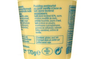 Delhaize | Pudding | Vanille | 2+1 gratuit 
