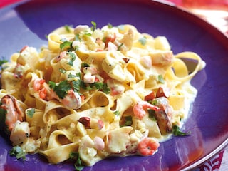 Tagliatelle met zeevruchten