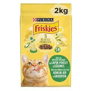 Purina-Friskies | Kattenvoeding | Volwas | Kip-Konijn-Groenten+300g 