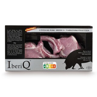 Iberiq | Côtes | Porc | Iberico +/- 350 gr