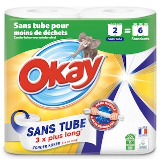 Okay | Keukenpapier | Zonder Koker | 3+1 | eco 