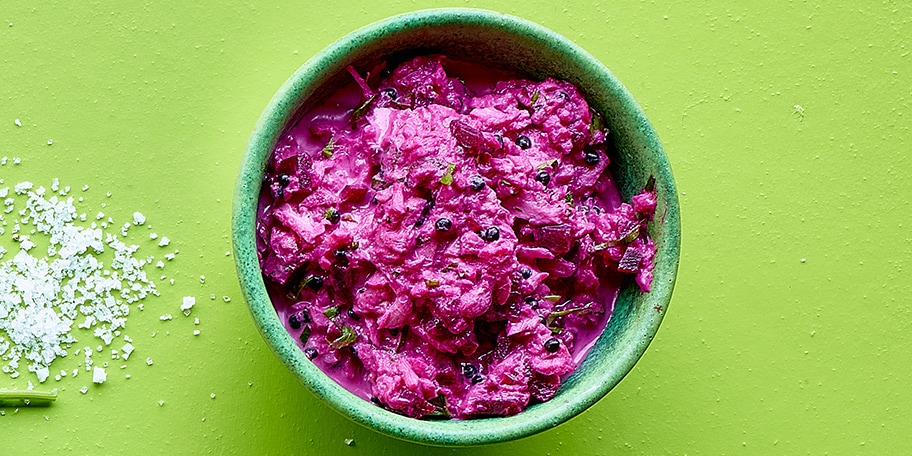 Dip de truite à la betterave rouge