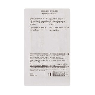 Delhaize | Bio | Viande pour pita | Porc | Bio 
