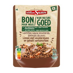 William Saurin | Lentilles & Porc| Plat Préparé | 300g