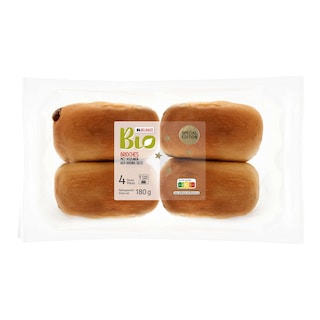 Delhaize | Bio | Brioche | Rozijnen | Bio 
