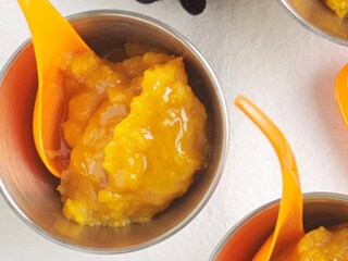 Compote van pompoen met kruiden