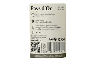 Delhaize | Pays d'Oc | Cabernet Sauvignon 