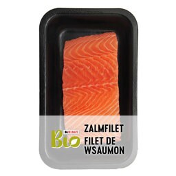 Delhaize | Bio | Zalm | Atlantisch | Zonder vel | Bio 