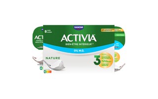 Activia | Yaourt | Nature | 0% m.g. | Probiotiques 