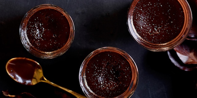 Pudding au chocolat noir