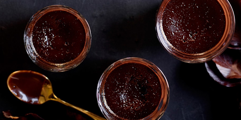 Pudding au chocolat noir