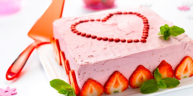 Roze taart voor Mama