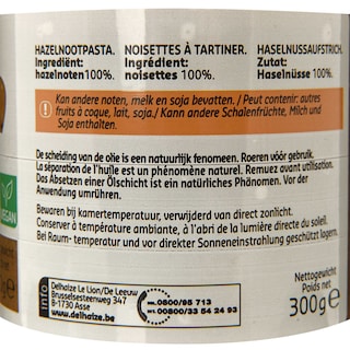 Delhaize | Pâte noisettes | 100% | 300G 