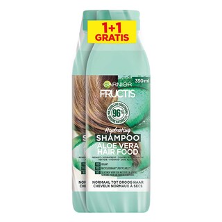 Fructis | Shampoo | 2X350ML | Hair Food | Aloe | 1+1 