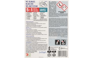 Delhaize | WC Blok | Power | 5 Druppels | Javel | Duo 