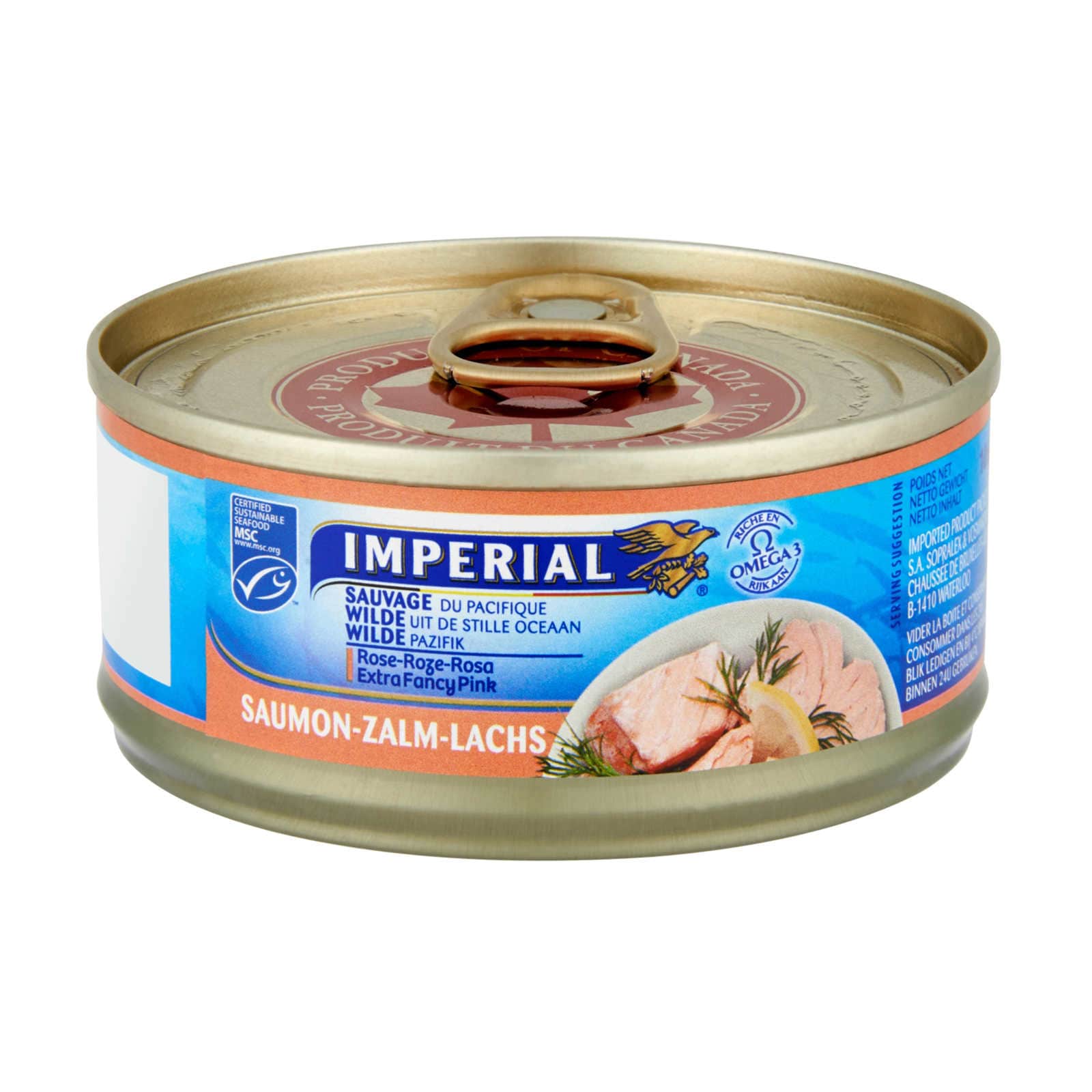 Visser Scheiden zeevruchten Imperial | Wilde zalm | Extra fancy pink | 106 gr | Delhaize