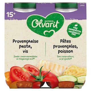 Olvarit | Repas | Pâtes provençales Poisson | 15M 