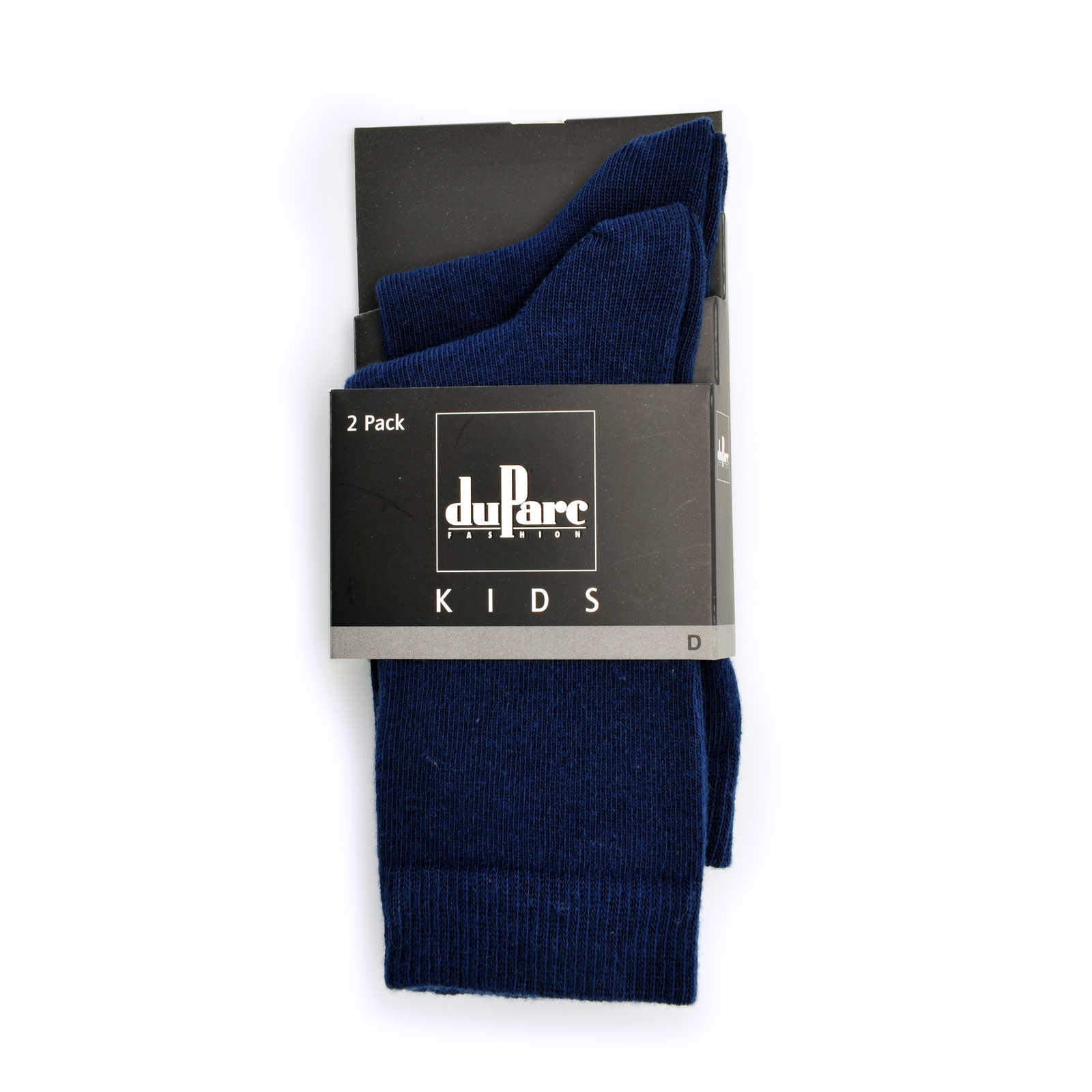 duParc, Chaussettes garçon, bleu uni, 31/34, 2 pc