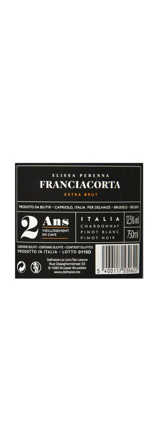Elissa Perenna | Franciacorta | Extra Brut 75 cl