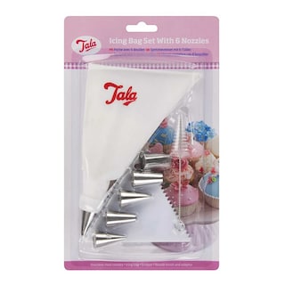 Tala | Pochoir patisserie + 6 douilles 