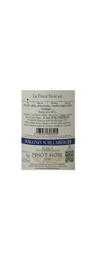 France - Frankrijk | Alsace | Schlumberger Pinot Noir 2016 