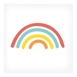 Serviettes | Rainbow | 25cx25cm