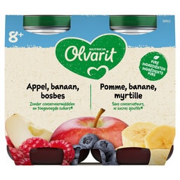 Fruitpap | Appel Banaan Bosbes | 8M