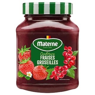 Materne | Aardbeï-RodeBessenconfituur 