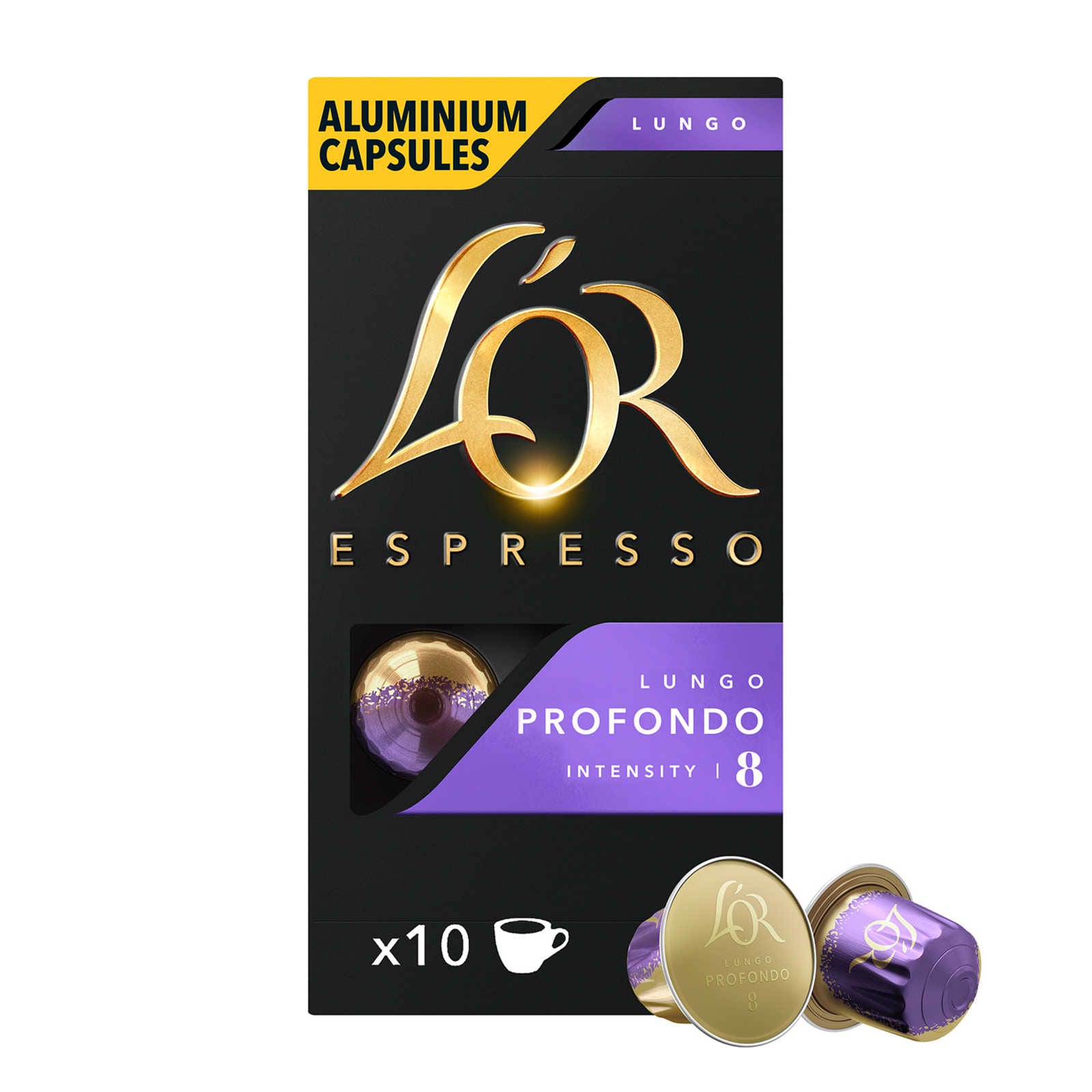 L'Or Koffie | Lungo | Profondo 8 | Caps