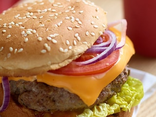 Hamburger au chutney de mangue