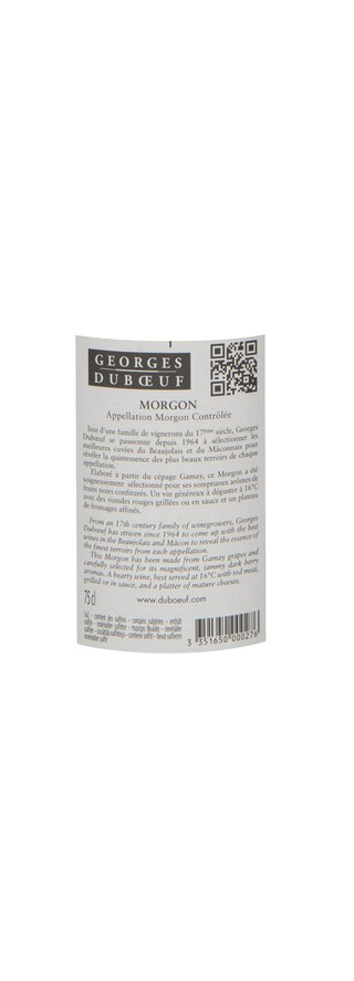 France - Frankrijk | Bourgogne - Beaujolais | Morgon Duboeuf 2017 R 