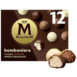 Bomboniera Glace | Classic - Almond - White | 12 Pièces