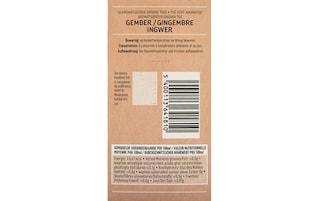 Delhaize | Thé | Vert | Gingembre | Sachets 