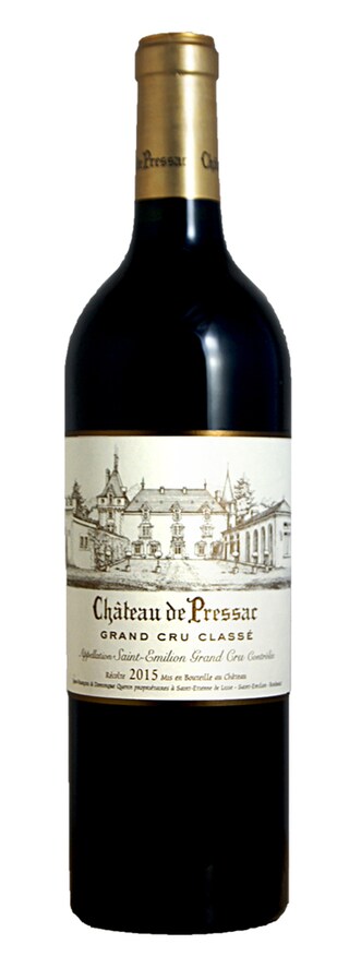 France - Frankrijk | Bordeaux - Saint-Emilion GC | Ch Pressac Gran Cru 15 Rouge | Caisse Bois 