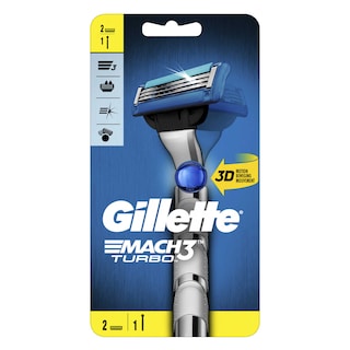 Gillette | Mach3 Tubro 3D Razor FRR 