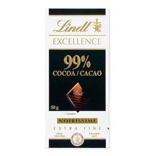 Lindt | Excellence | Chocolat | 99% cacao | Noir absolu | Tablette 