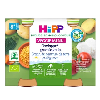 Hipp | Maaltijd | Aardappelgroentegratin | 8M | Bio 
