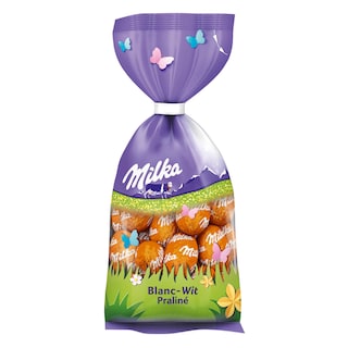 Milka | Paaseieren | Witte Chocolade | Praliné 