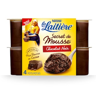 La Laitière | Mousse | Pure chocolade | 3+1 gratis 