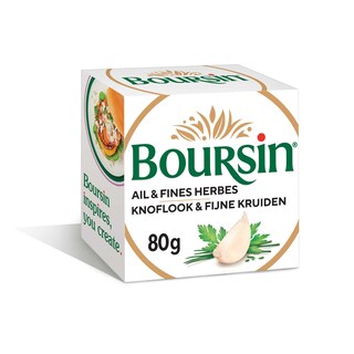 Boursin | Fromage frais |Ail & Fines Herbes 80 gr