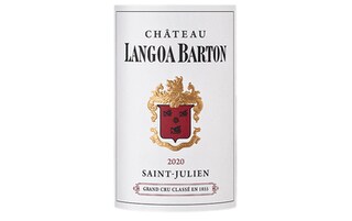 France-Frankrijk | Saint Julien | Langoa Barton | Caisse en bois | 2020 Rouge 